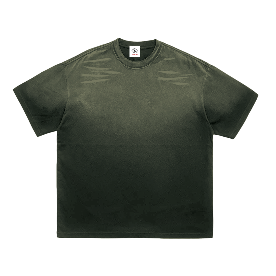 YouMalibu™ - Tiger Stripe Gradient Washed T-Shirt