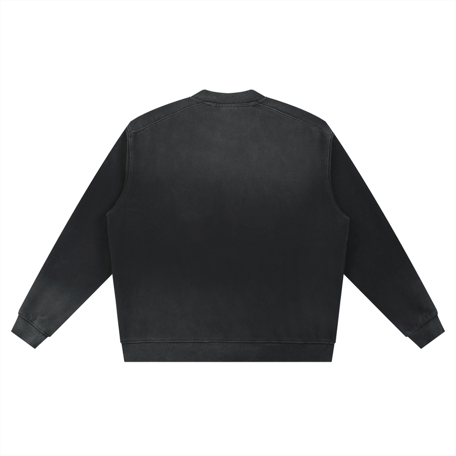 YouMalibu - Sun Fade Heavyweight Baseball Jacket