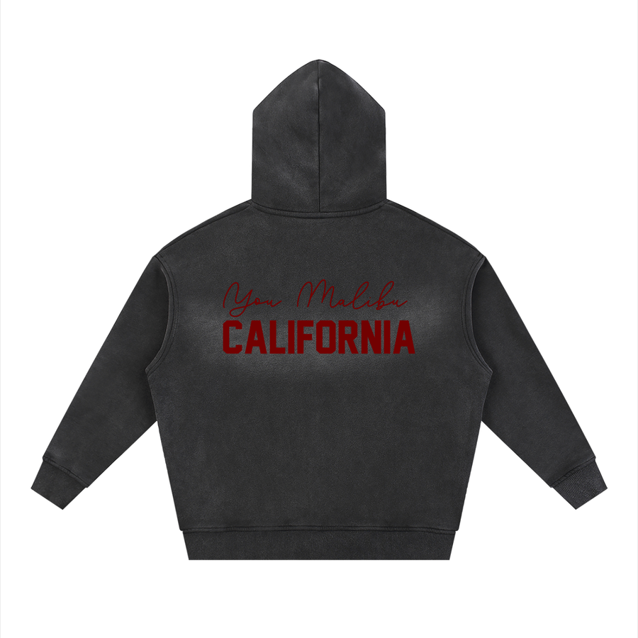 YouMalibu™ - Sunfade Two-way Zipper Hoodie