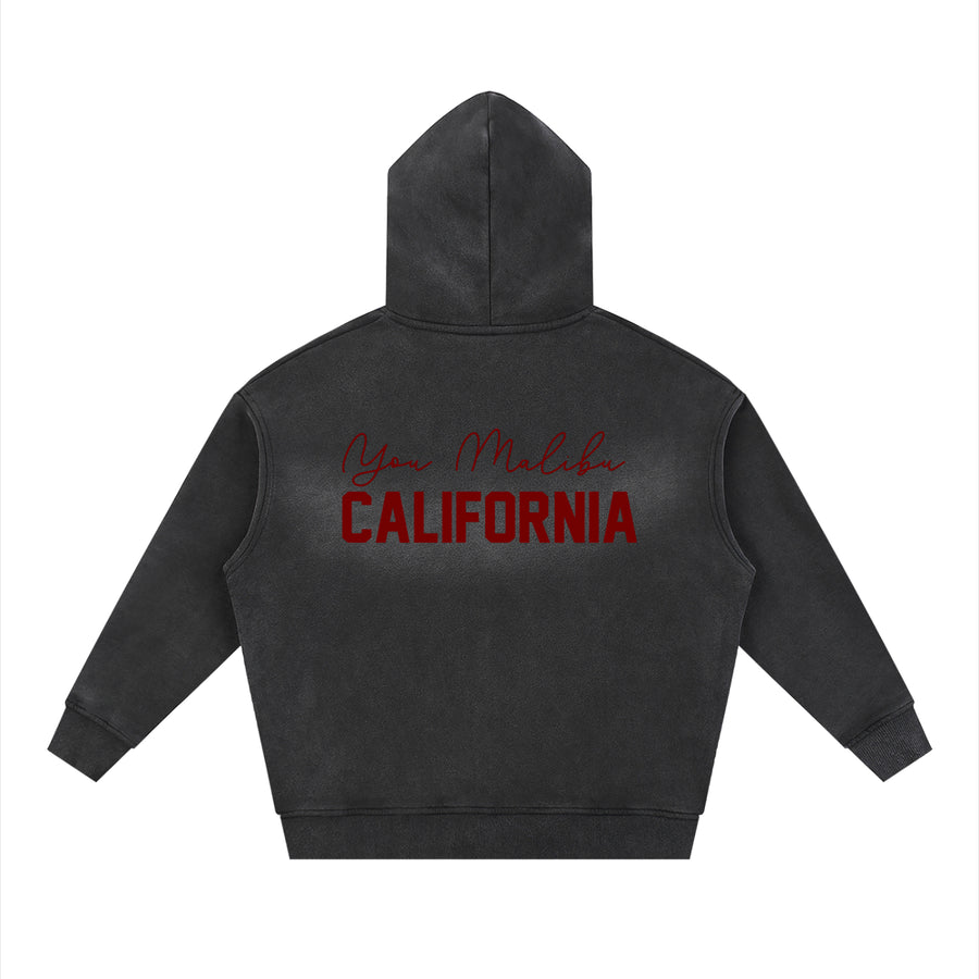 YouMalibu™ - Sunfade Two-way Zipper Hoodie