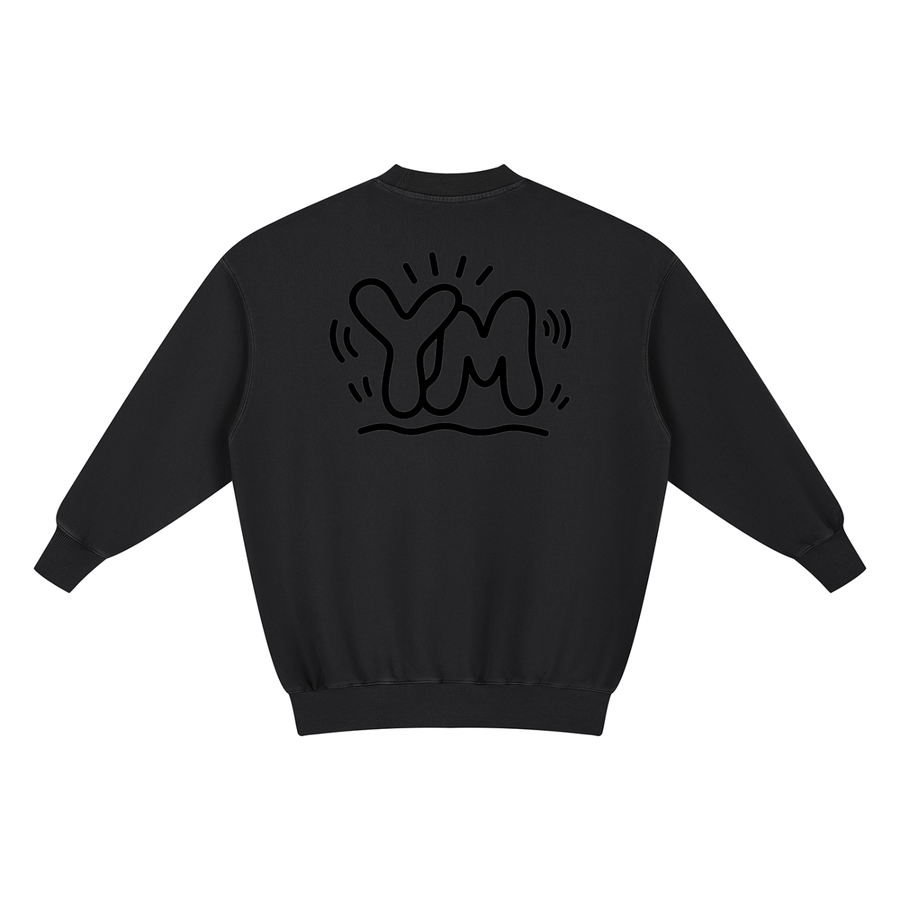 YouMalibu - Women's Vintage Oversized Wash Pullover