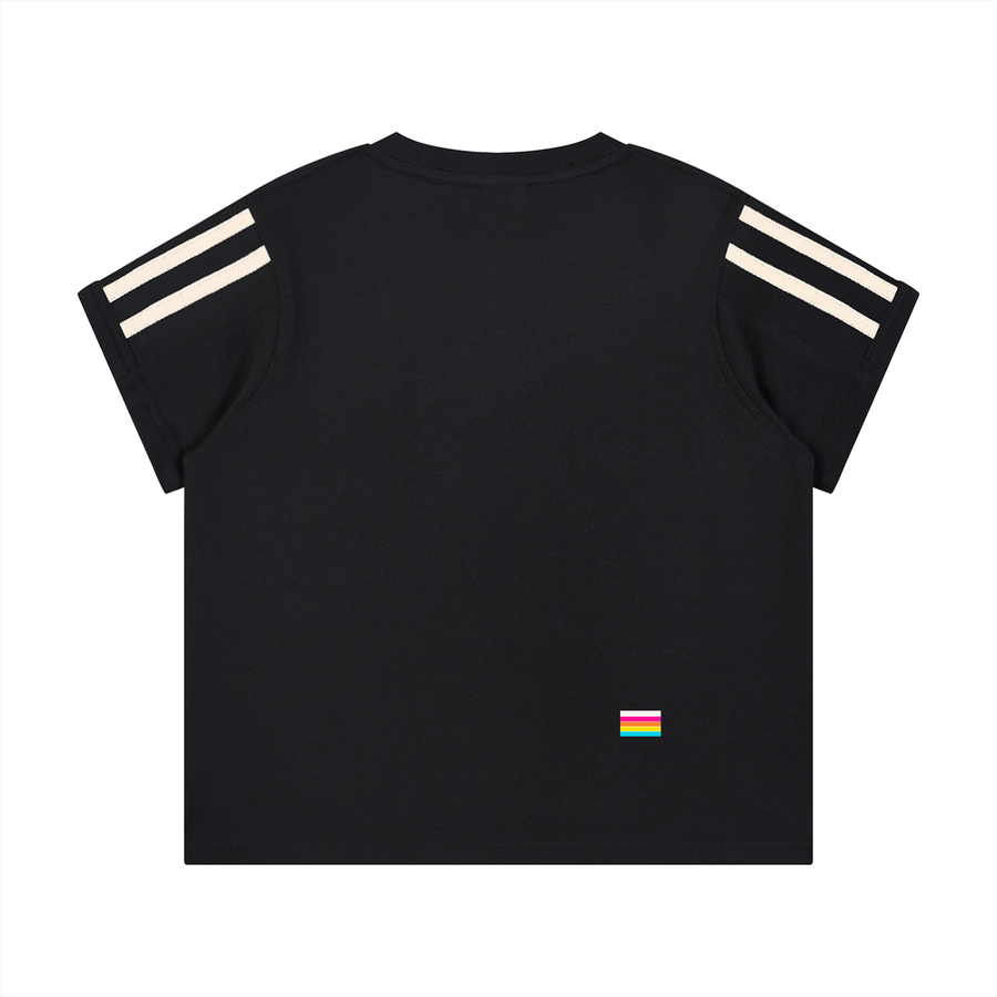YouMalibu - Women's Varsity Stripe T-Shirt