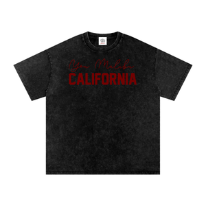 YouMalibu - Snow Washed Oversized Cotton T-Shirt