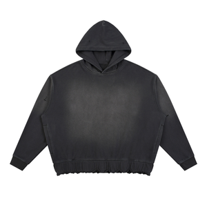 YouMalibu - Unisex Sunfade Ripped Boxy Hoodie