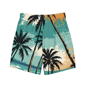 YouMalibu™ - Beach Print Men's swim trunks