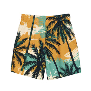 YouMalibu™ - Pastel Palm Tree Men's swim trunks