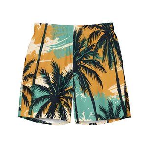 YouMalibu™ - Pastel Palm Tree Men's swim trunks