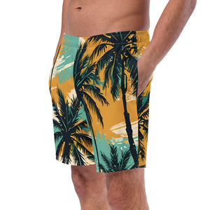 YouMalibu™ - Pastel Palm Tree Men's swim trunks