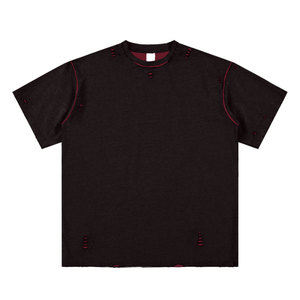 YouMalibu - Hand-frayed Reversible T-shirt