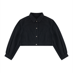 YouMalibu - Women’s Crop Denim Jacket