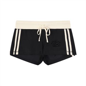 YouMalibu -Women's Contrast Stripe Track Shorts