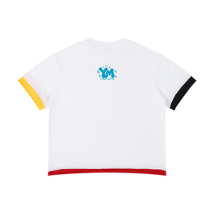 Unisex Boxy Color Block T-Shirt