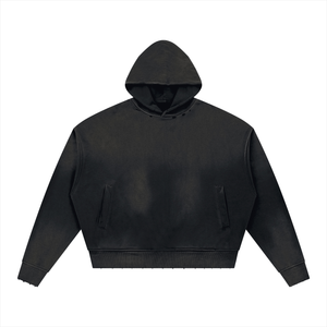 YouMalibu - Unisex Sunfade Distressed Boxy Hoodie