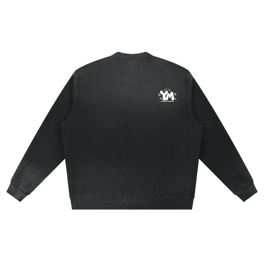 Sun Fade Heavyweight Baseball Jacket