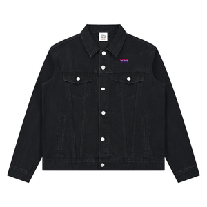 Unisex Vintage Wash Denim Jacket