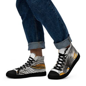 YouMalibu™ - Men’s high top canvas shoes