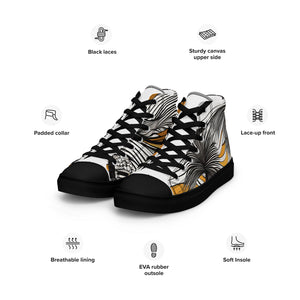 YouMalibu™ - Men’s high top canvas shoes