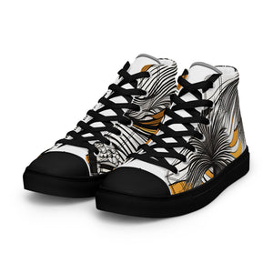 YouMalibu™ - Men’s high top canvas shoes