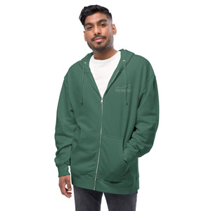 YouMalibu™ Unisex fleece zip up hoodie