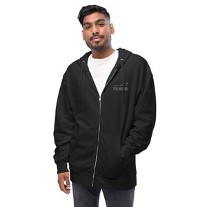 YouMalibu™ Unisex fleece zip up hoodie