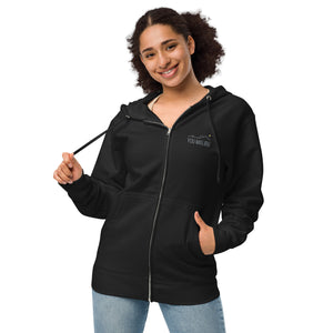 YouMalibu™ Unisex fleece zip up hoodie