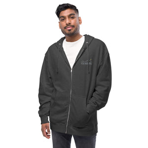 YouMalibu™ Unisex fleece zip up hoodie