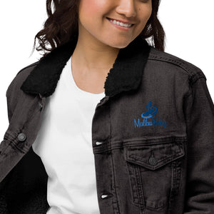 MalibuBaby™ - Youth Unisex denim sherpa jacket