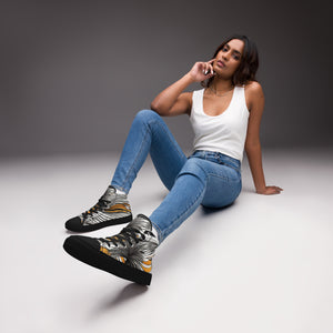 YouMalibu™ - Women’s high top canvas shoes